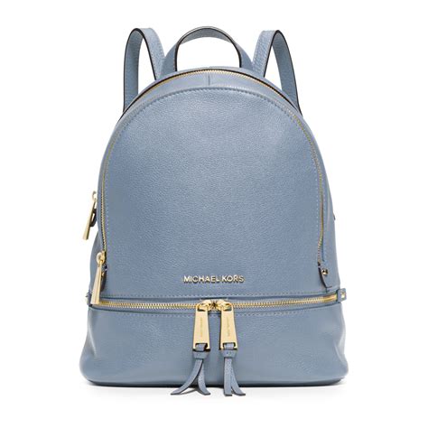 michael kors blue leather backpack|Michael Kors Backpack price philippines.